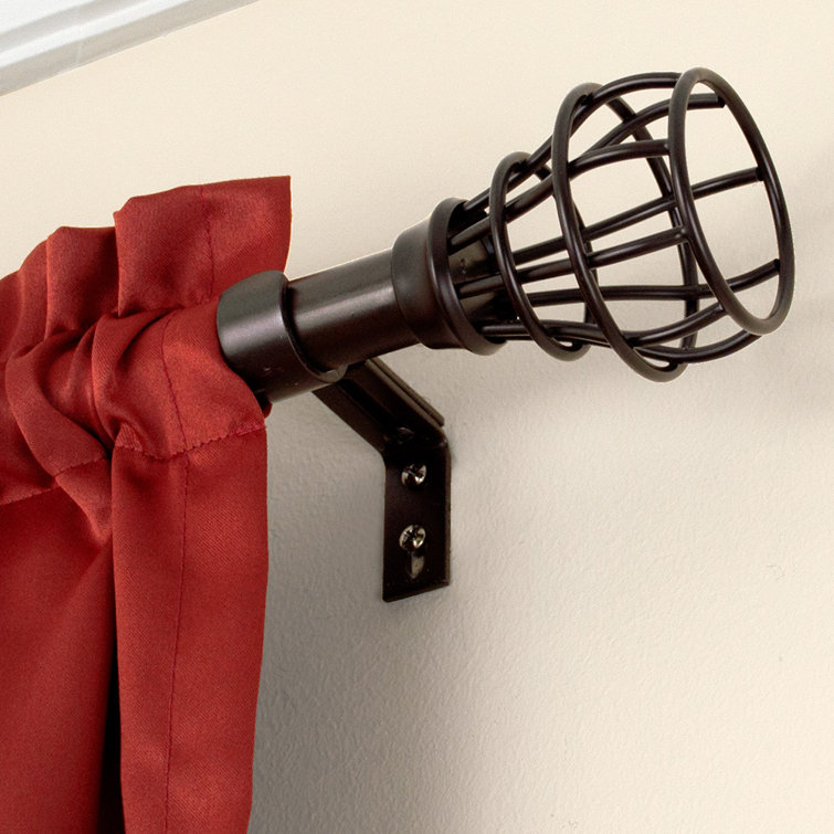 17 Stories Wolfgang Drapery Curtain Single Curtain Rod Wayfair